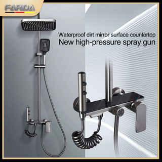 FARIDA NEW Shower Set Stainless Steel Hot And Cold Shower Set Bathroom