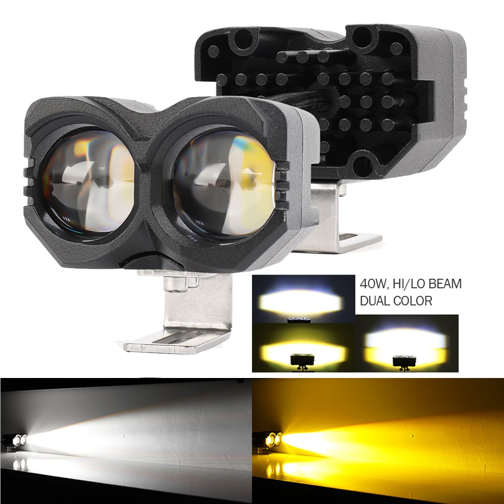 New Owl High Low Beam Yellow White Spot Projector Lens W Tdd