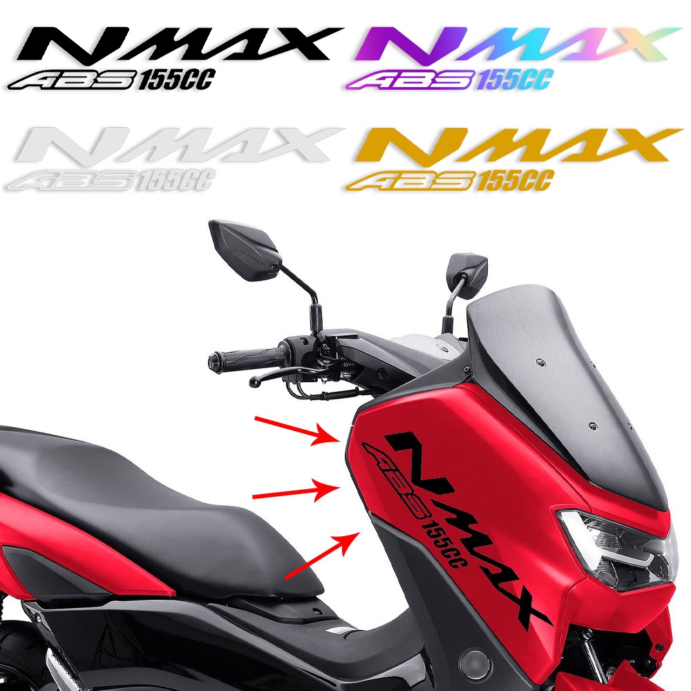 Nmax 155 ABS Motorcycle Head Side Reflective Sticker Yamaha Scooter