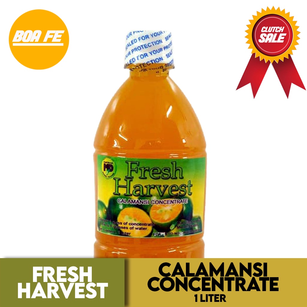 Liter Calamansi Concentrated Juice Fresh Harvest Shopee Philippines