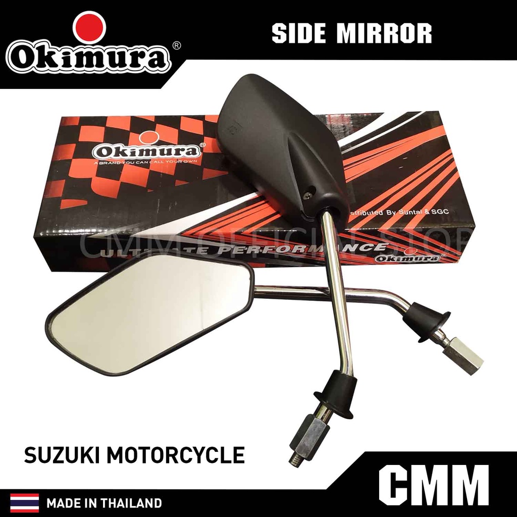 OKIMURA Side Mirror For SUZUKI Raider 150 Raider J Smash Skydrive