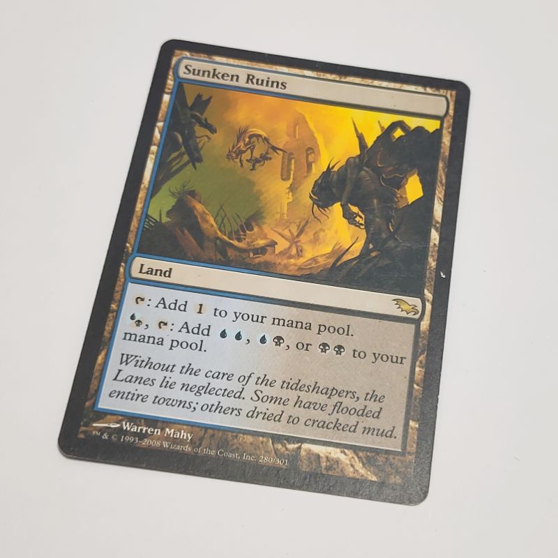 MTG Card SUNKEN RUINS Magic The Gathering Trading Card Game Land