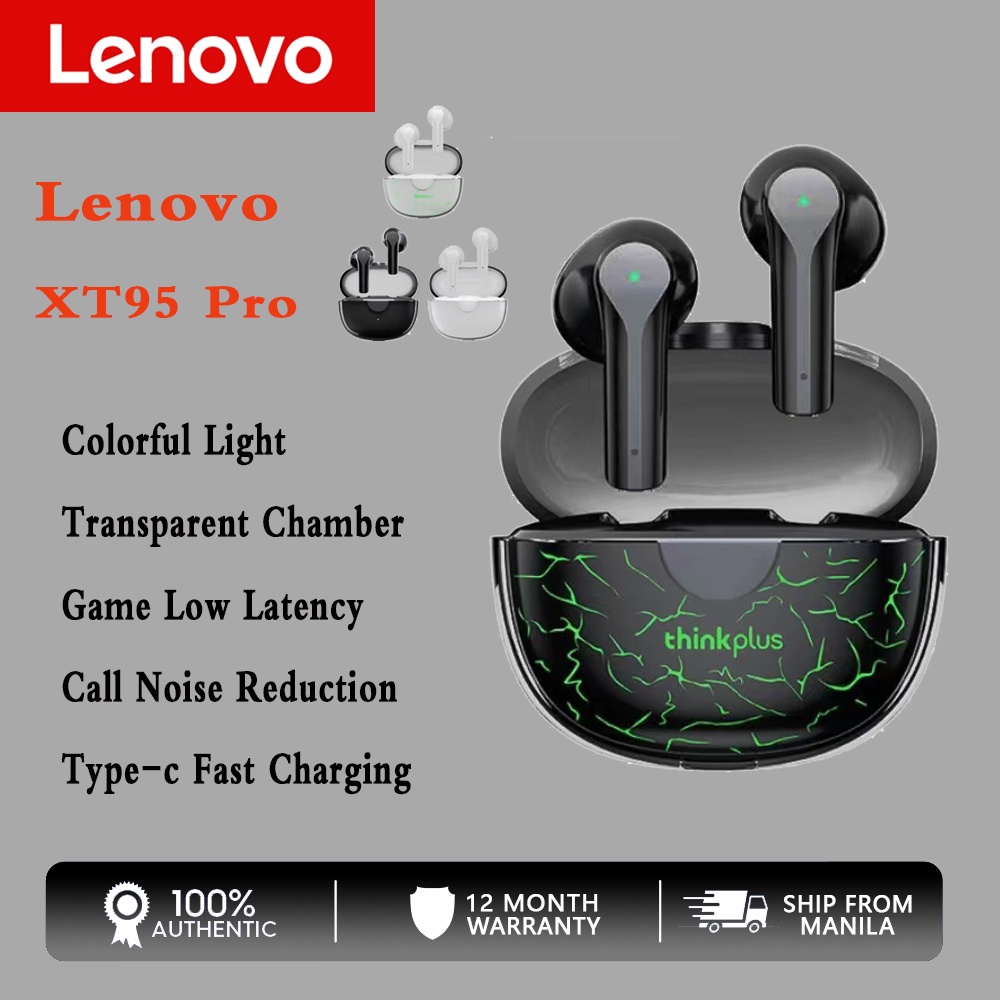 Lenovo XT95 Pro Bluetooth Earphone With Mic Stereo Sound Wireless