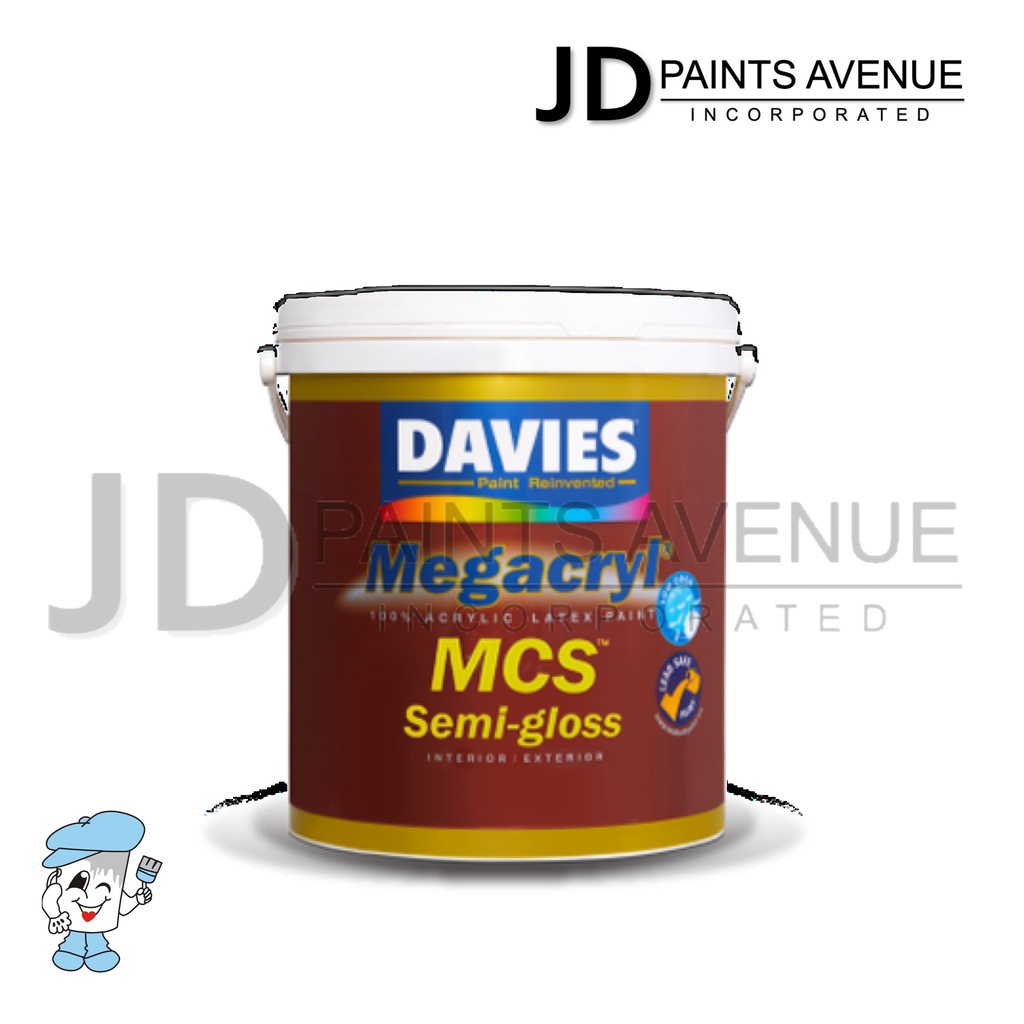 Davies Megacryl Mcs Semi Gloss Latex L Shopee Philippines