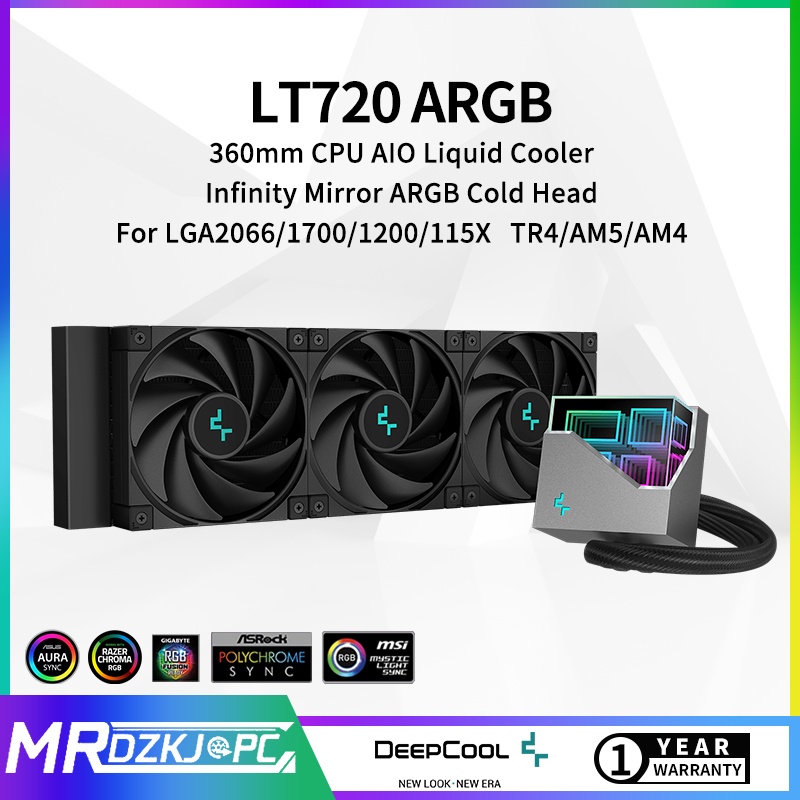 Deepcool LT720 LT520 CPU AIO Liquid Cooler 360mm High Performance Water