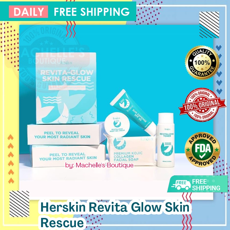 Herkin Part Revita Glow Skin Rescue And Secret Glow Sevendays