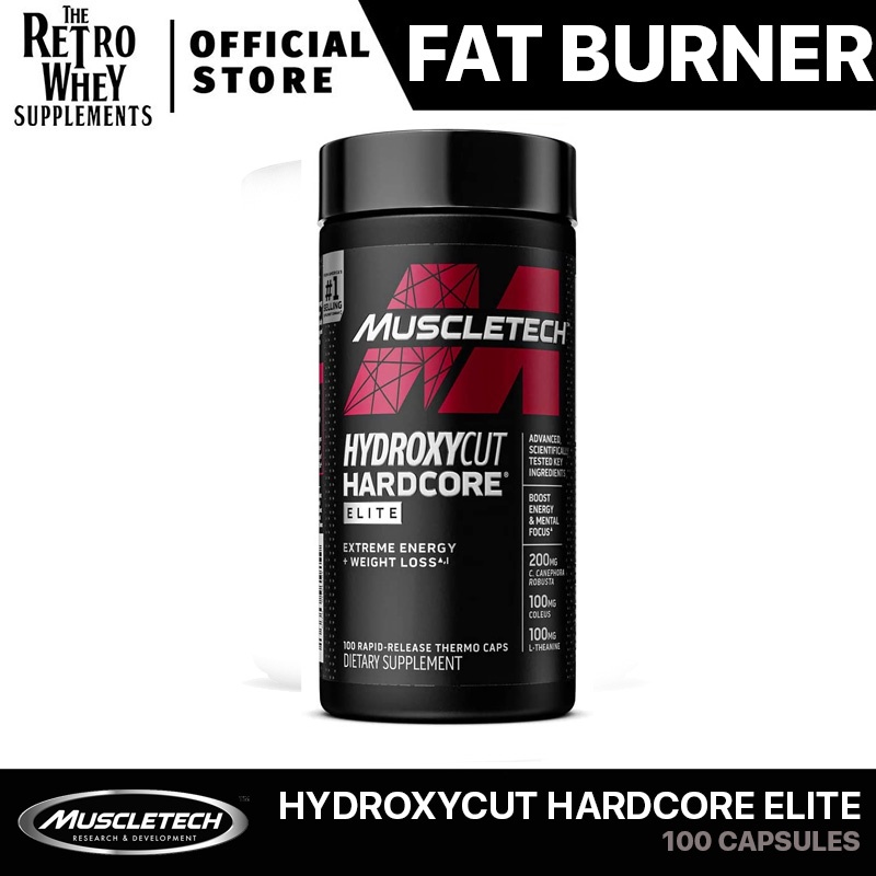 Hydroxycut Hardcore Elite Maximum Intensity Supplement Pills 100