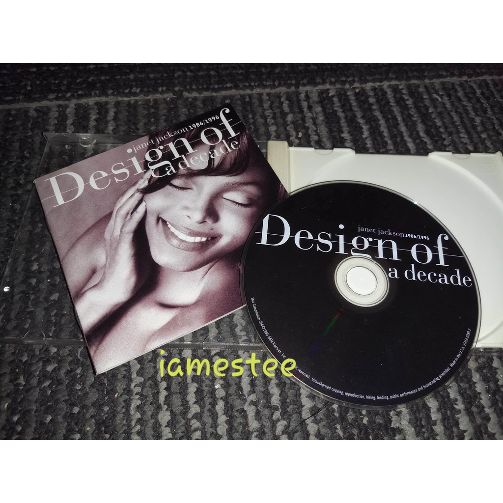 Janet Jackson Design Of A Decade CD Album Shopee Philippines