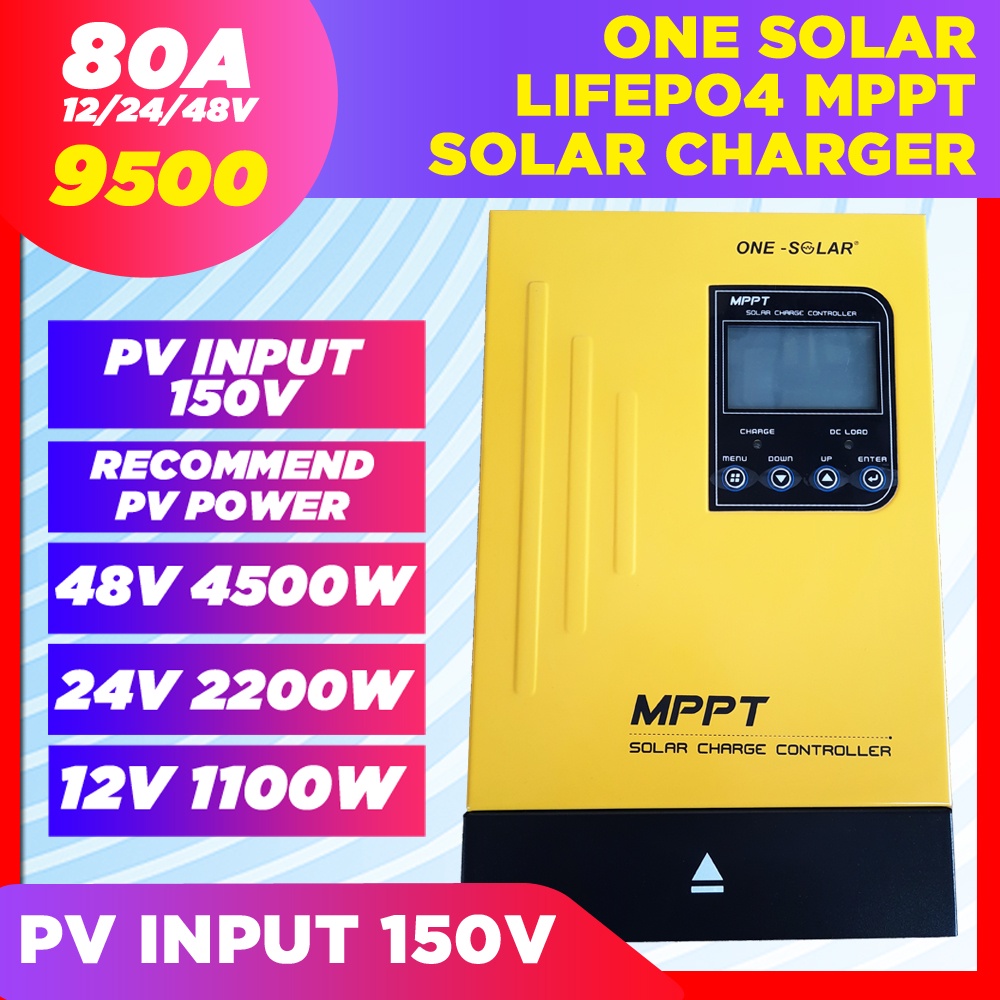 One Solar Mppt A A Charger Charge Controller V V V A A