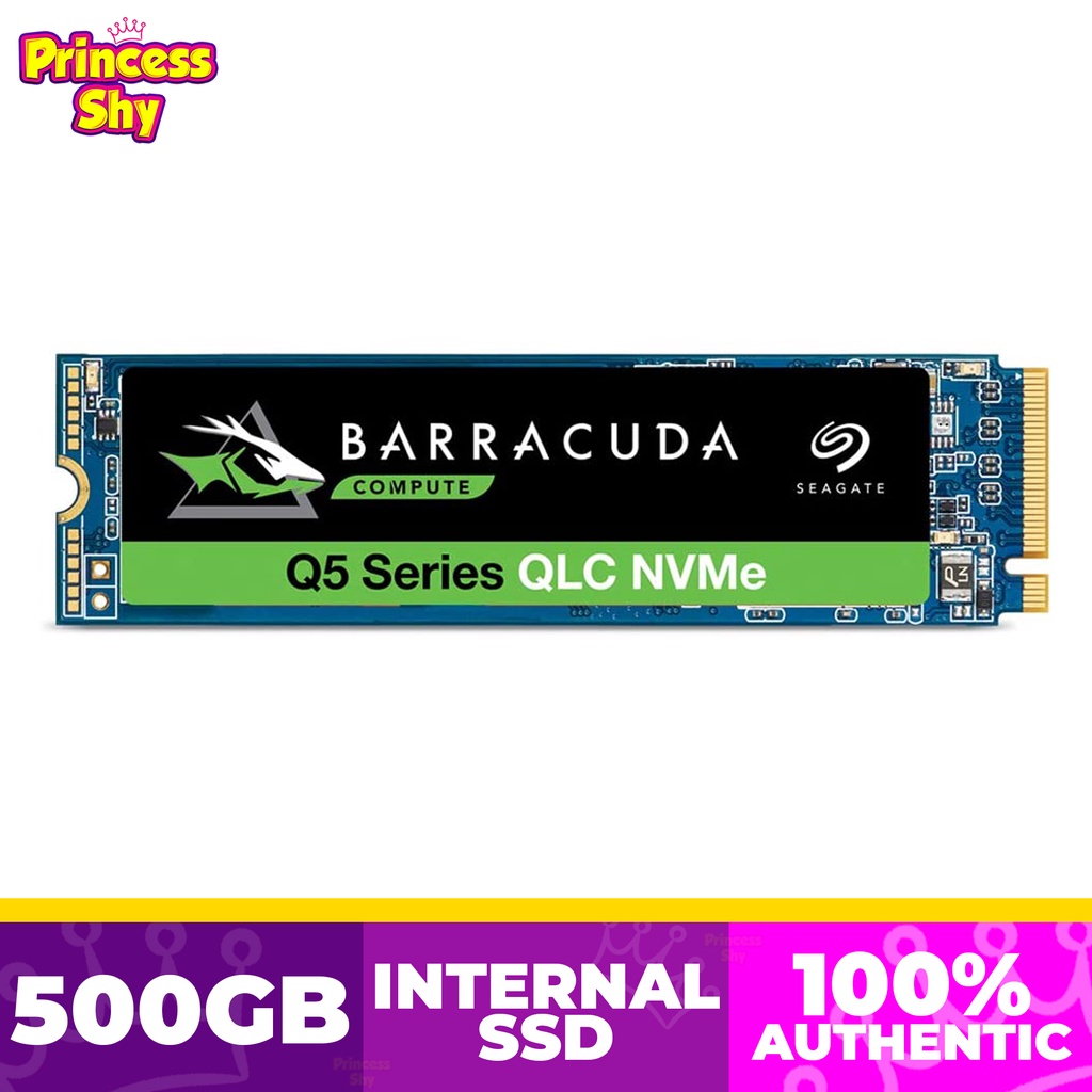 Seagate BarraCuda Q5 M 2 2280 500GB PCIe NVMe 3D QLC Internal SSD Solid