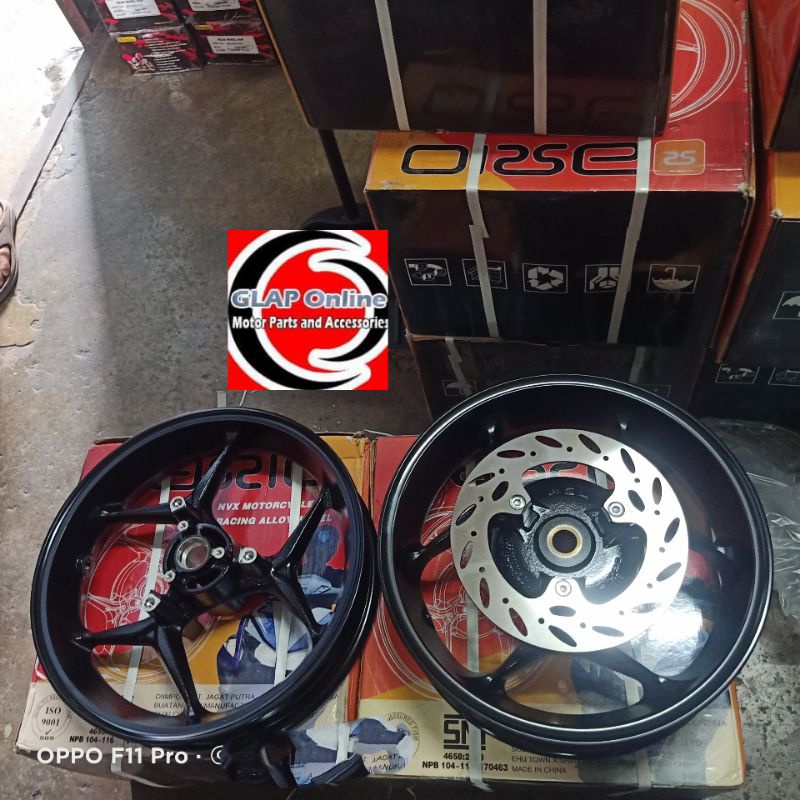 ASIO MAGS AEROX V1 V2 DUAL DISC BRAKE READY Shopee Philippines