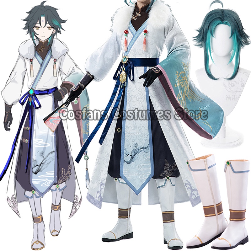 Genshin Impact Xiao Cosplay Costume Snow Xiao Doujin Genshin Impact