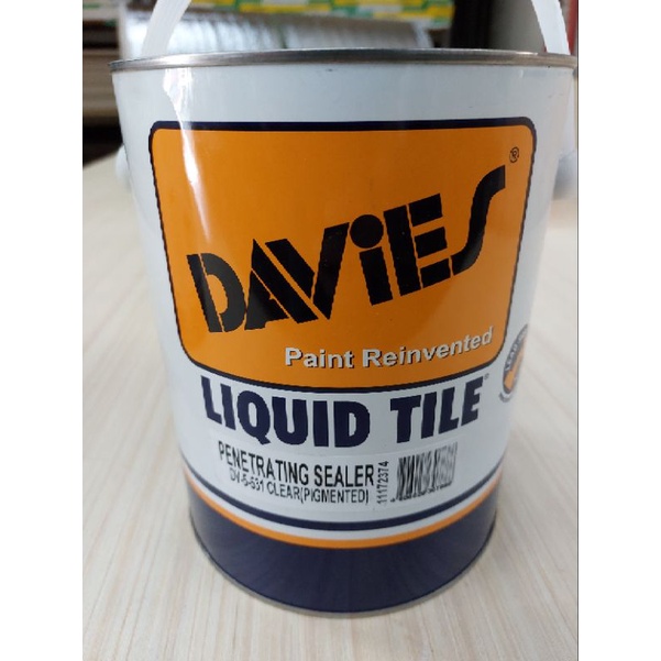 Davies DV5531 Liquid Tile Penetrating Sealer Clear Pigmented 4liter