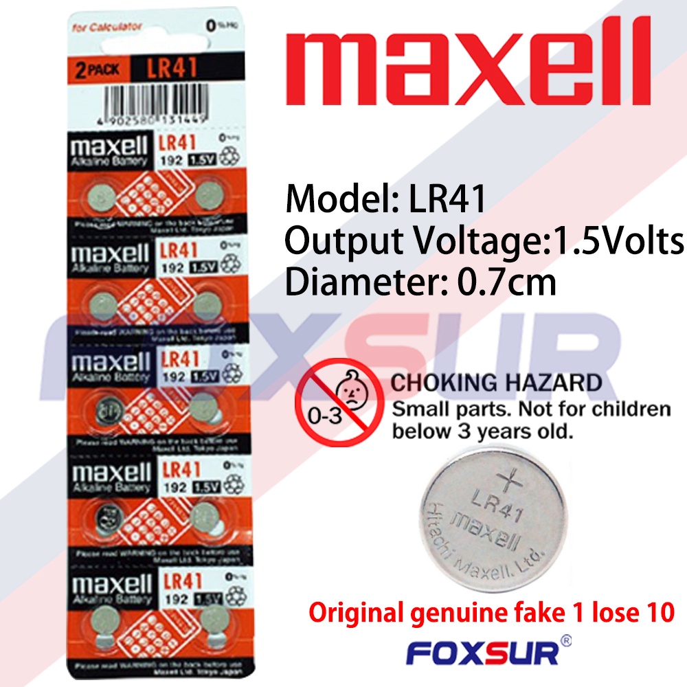 Maxell Lr Alkaline Button Cell Battery V Pack Of Pieces Or