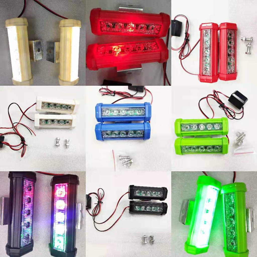 Cod Motorcycle V Led Strobe Light Bilinker Shopee Philippines