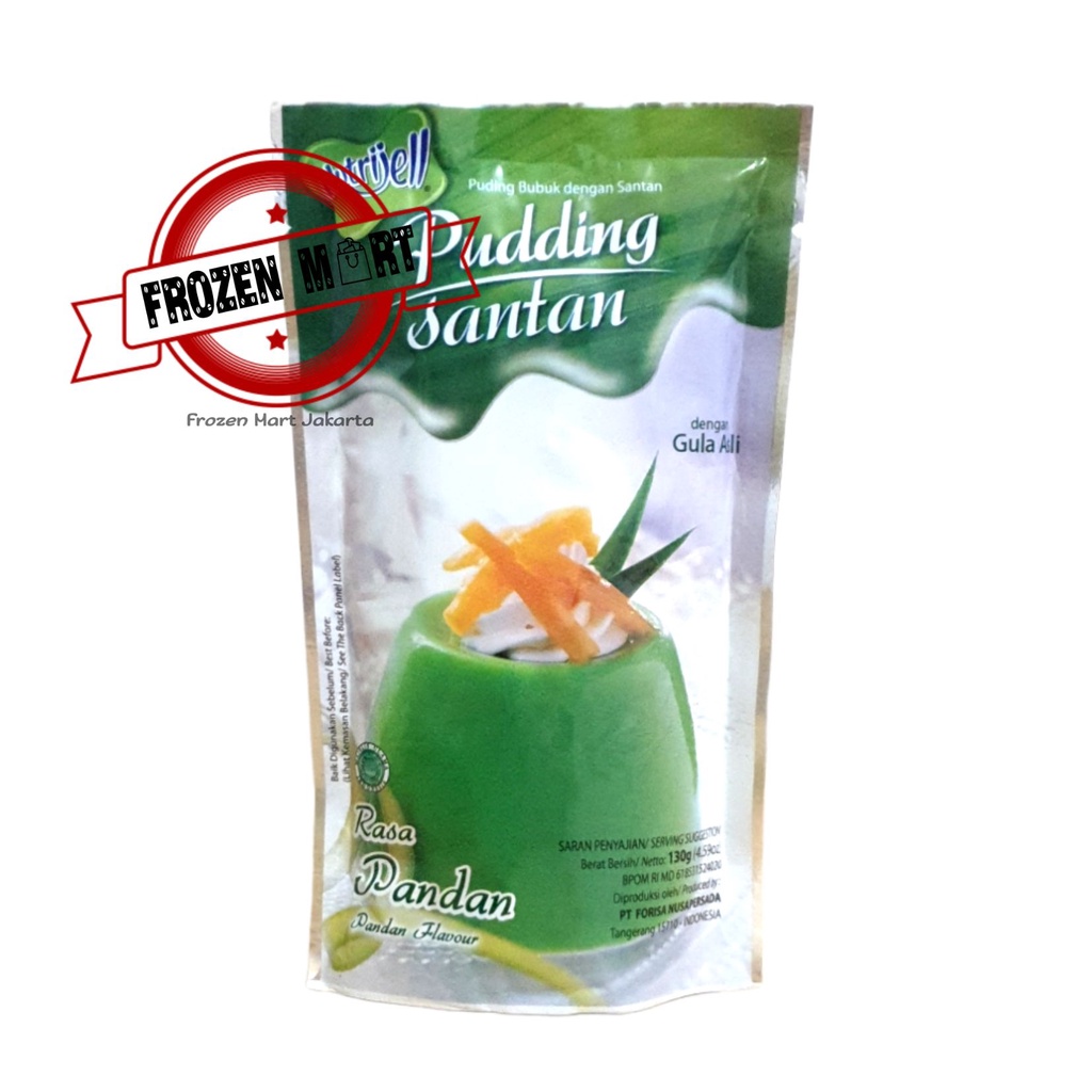 Nutrijell Pudding Coconut Pandan Taste Pandan Pudding Gr Shopee