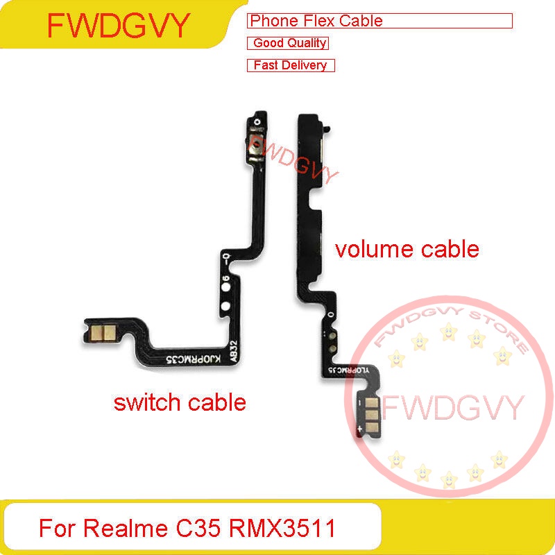 For Realme C Rmx Power Volume On Off Side Button Switch Flex