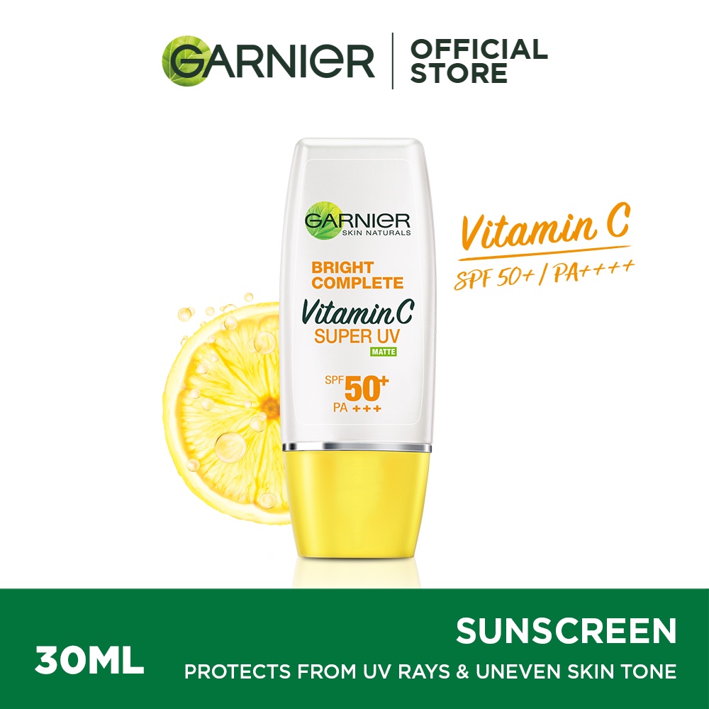Garnier Bright Complete UV Matte Vitamin C Brightening Sunscreen SPF50