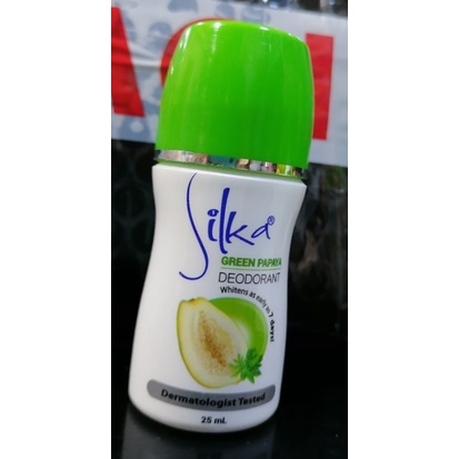 Silka Green Papaya Deodorant 25ml Shopee Philippines