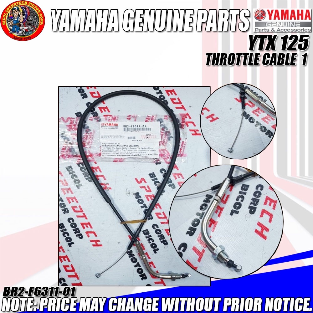 Ytx Throttle Cable Ygp Genuine Br F Shopee Philippines