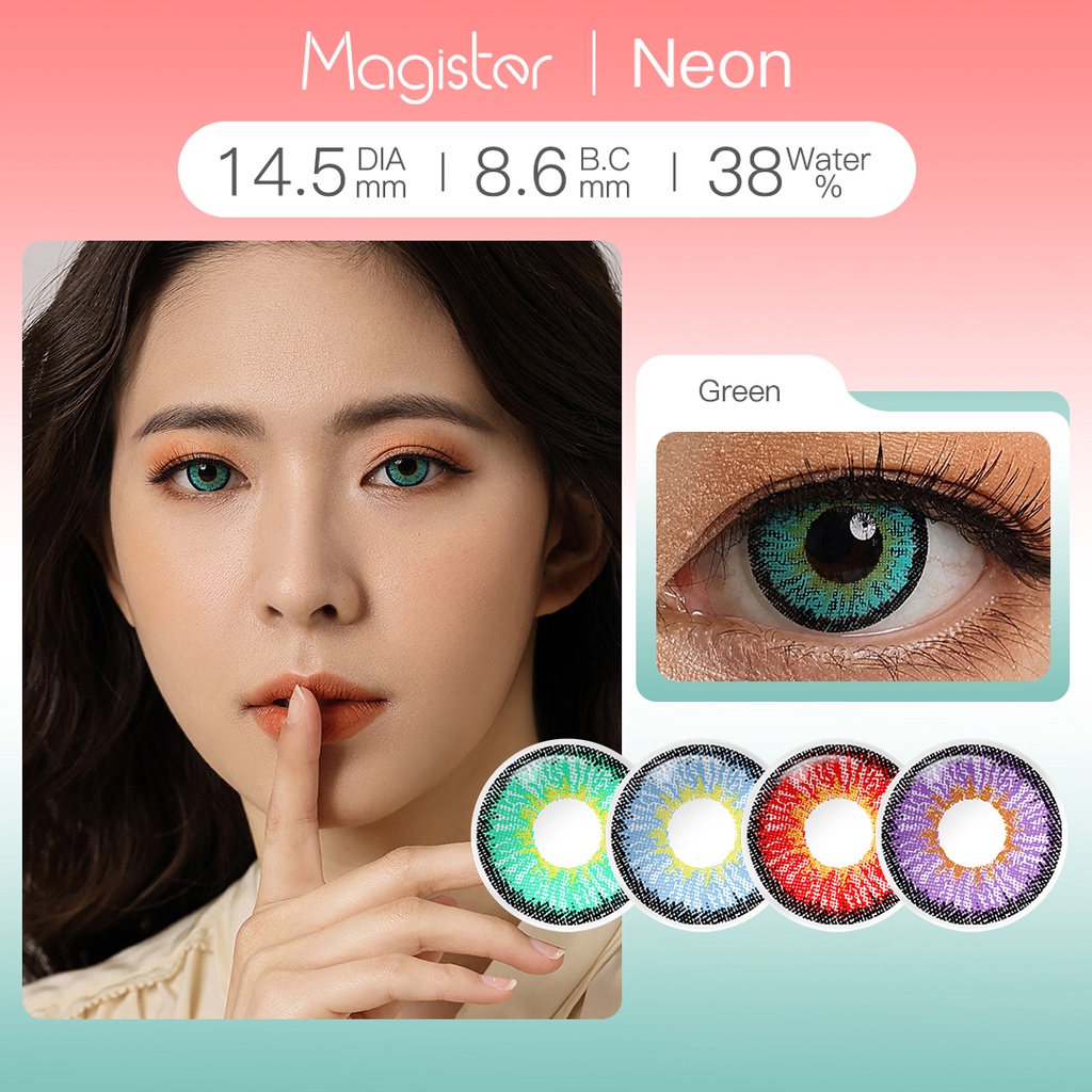 Magister Contact Lens Neon Seires Soft Daily Makeup Colored Contact