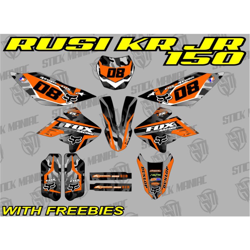 Rusi Kr Jr Full Body Decals Shopee Philippines