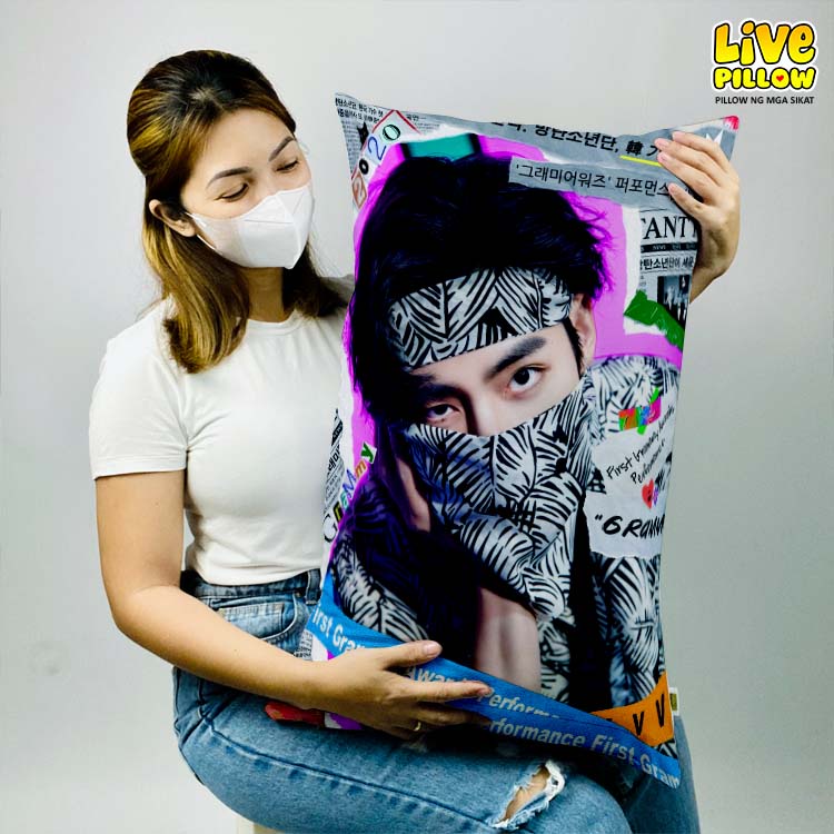 LIVEPILLOW BTS V Taehyung Proof Merch Pillow Big Size 18x28 Inches