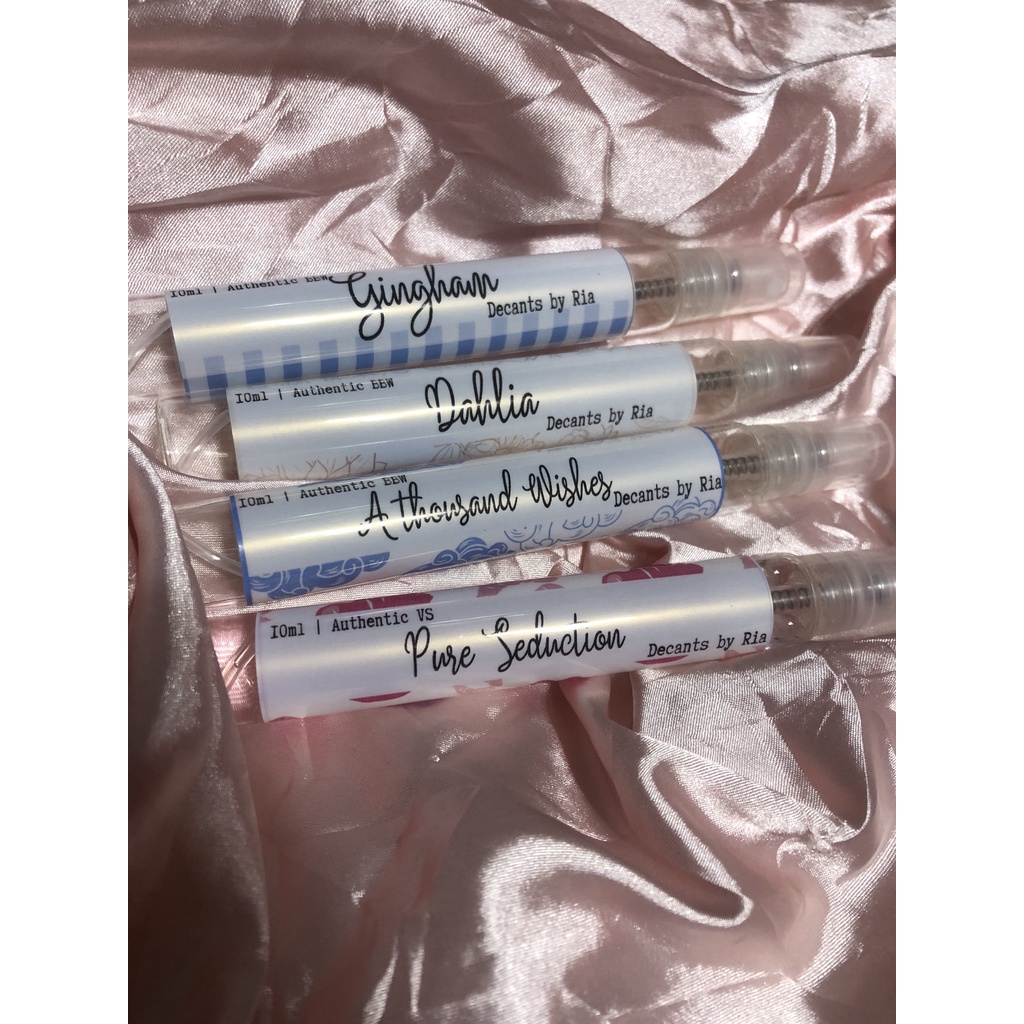 Bbw And Vs Decants By Ria Original Shopee Philippines