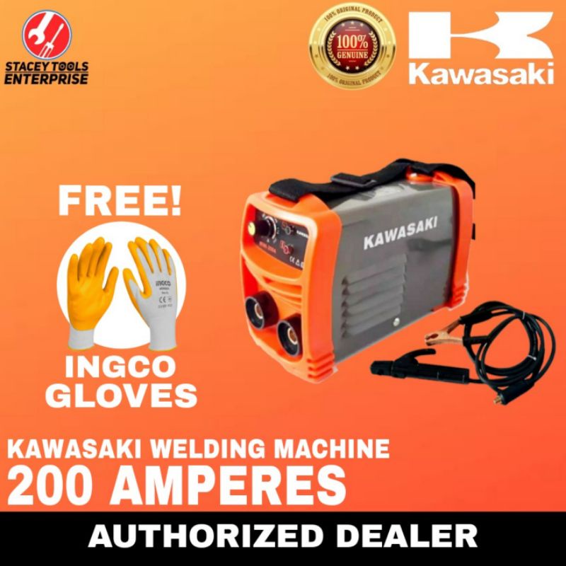 Kawasaki Welding Machine A Free Ingco Gloves Inverter Mini Portable