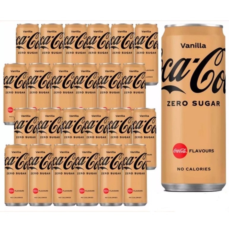 Coca Cola Vanilla Zero Sugar X Ml Shopee Philippines