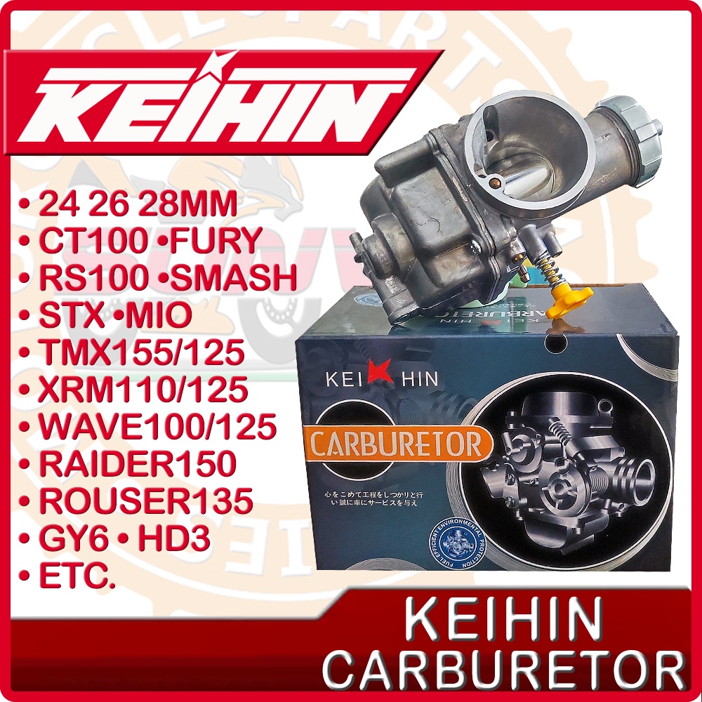 Motorcycle Keihin Carburetor Tmx Bajaj Xrm Wave Dream Mio Barako Rs Stx