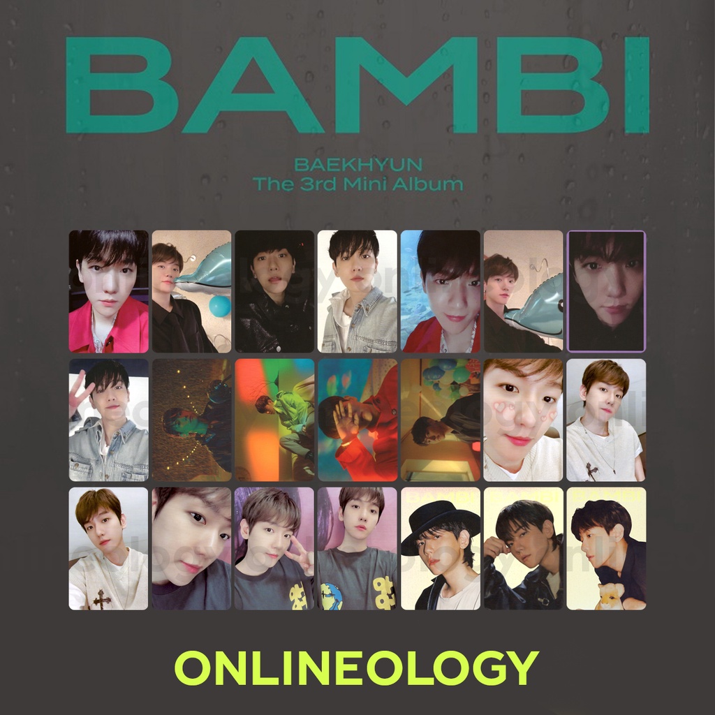 BAEKHYUN Bambi Photocards Shopee Philippines