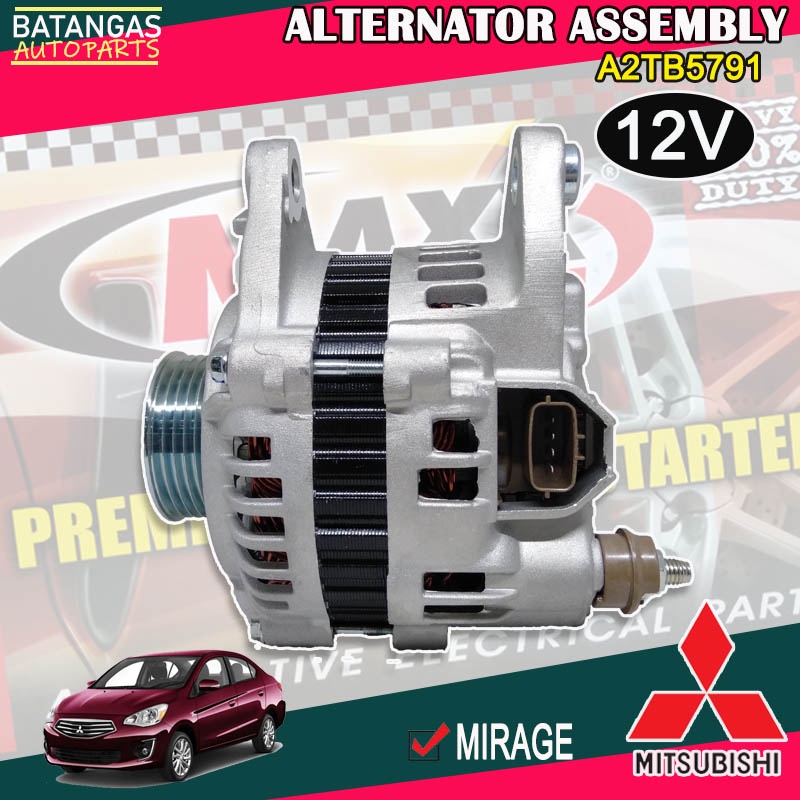 ALTERNATOR ASSEMBLY MITSUBISHI MIRAGE MAXX AT2B5791 Shopee Philippines