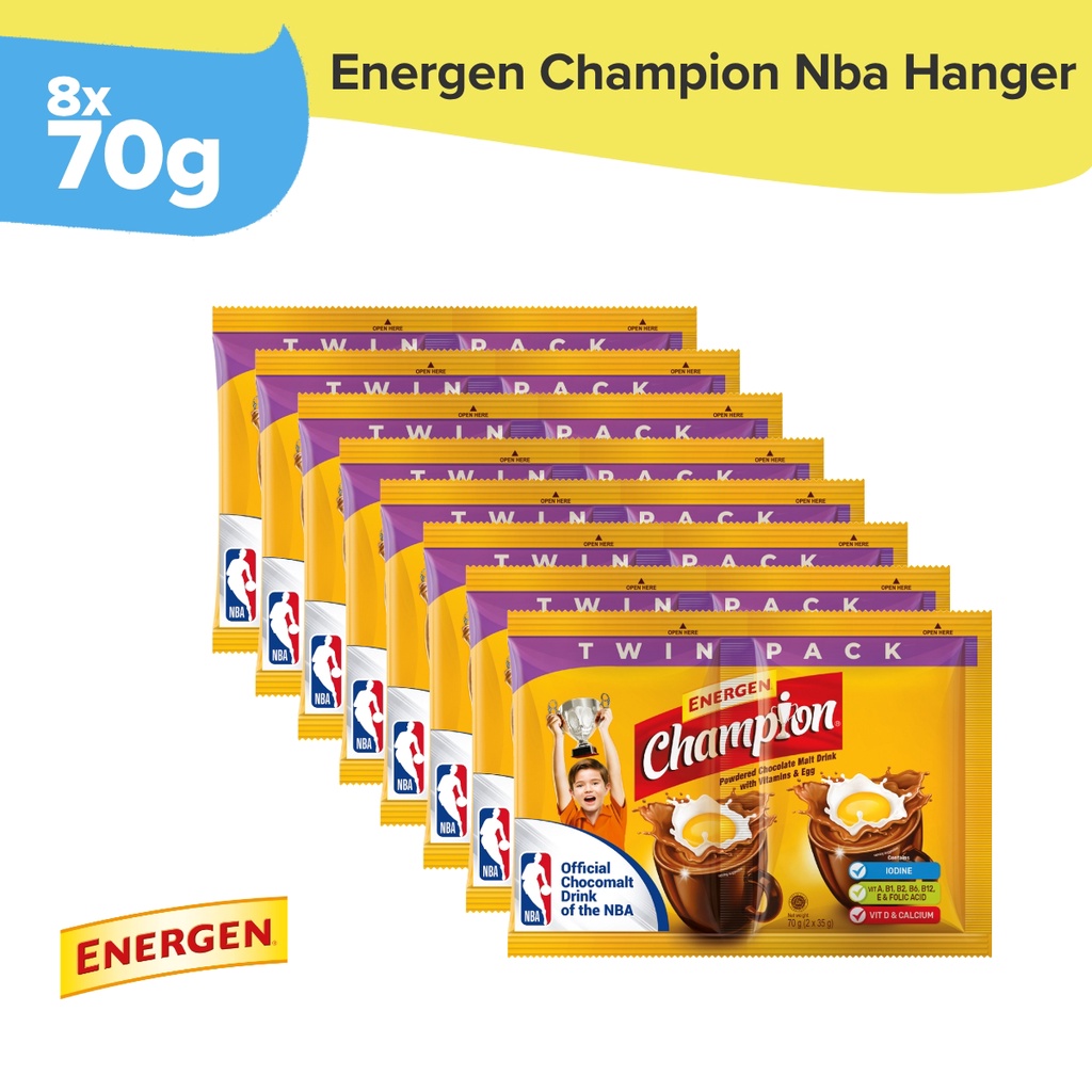 Energen Champion NBA Twin Pack 8x2x30g Shopee Philippines