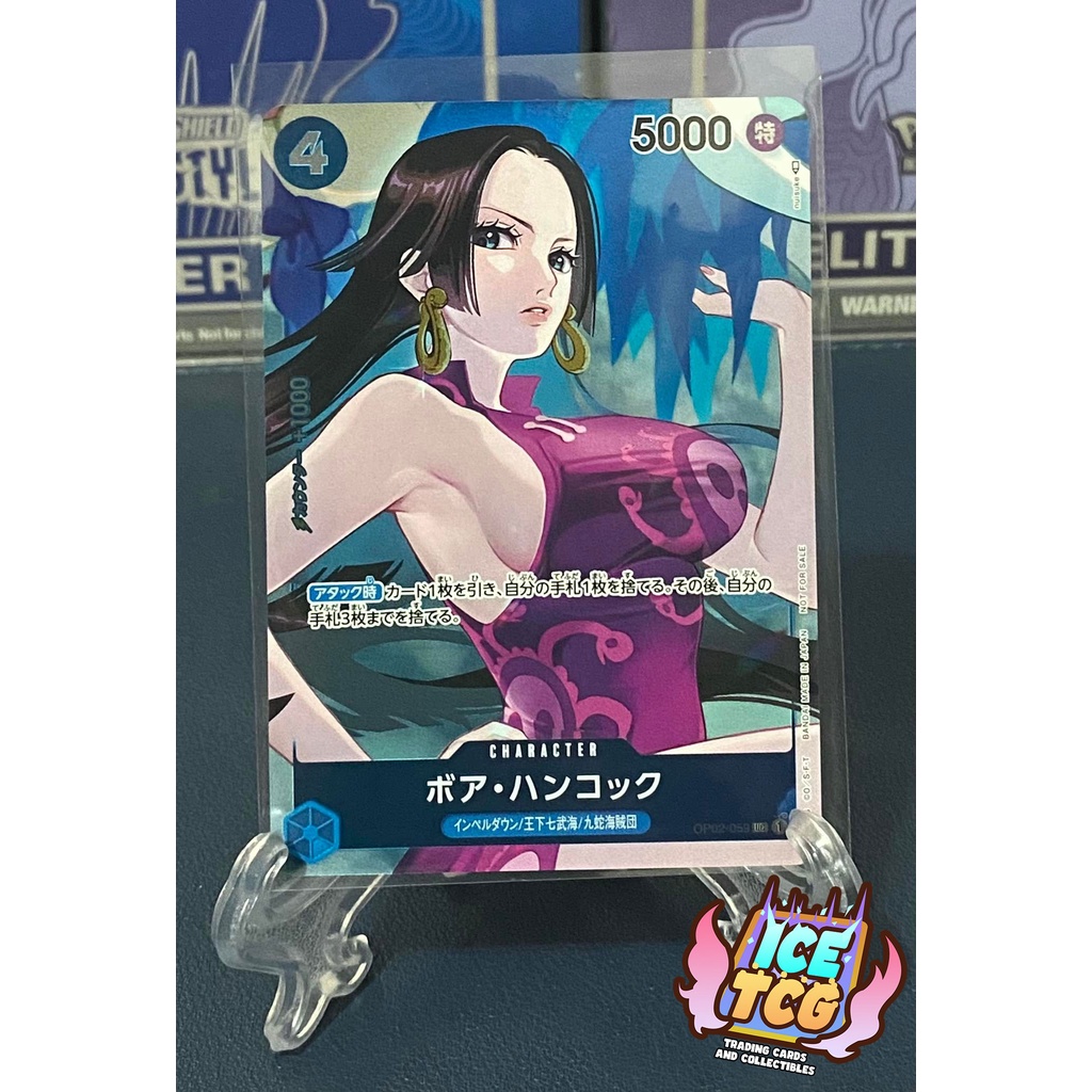 Boa Hancock Parallel P UC OP02 059 One Piece TCG Singles Shopee