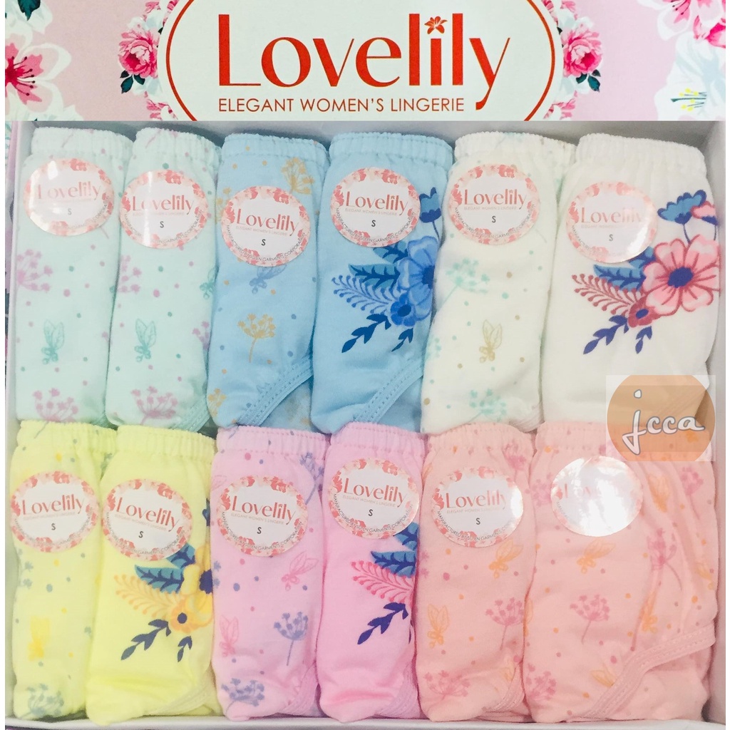 Lovelily By Soen Bikini Panty One Dozen Lbci Shopee Philippines