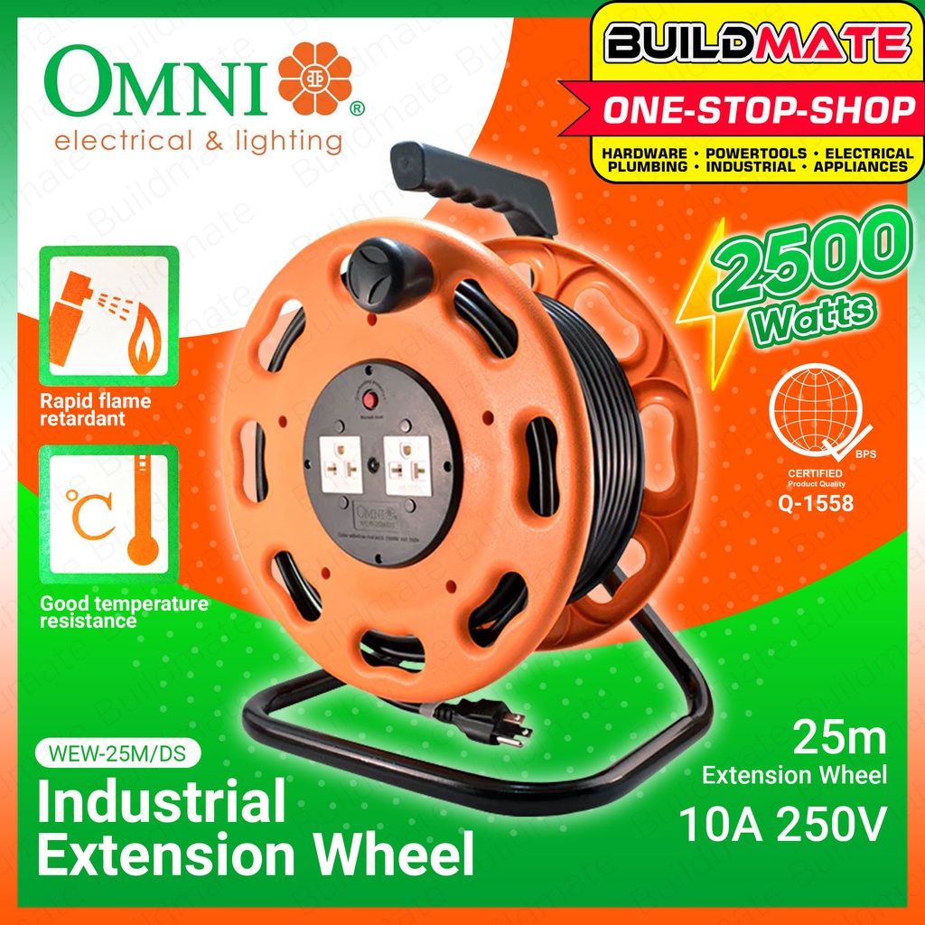 Omni Industrial Extension Cord Wheel Power Strip M A V Heavy