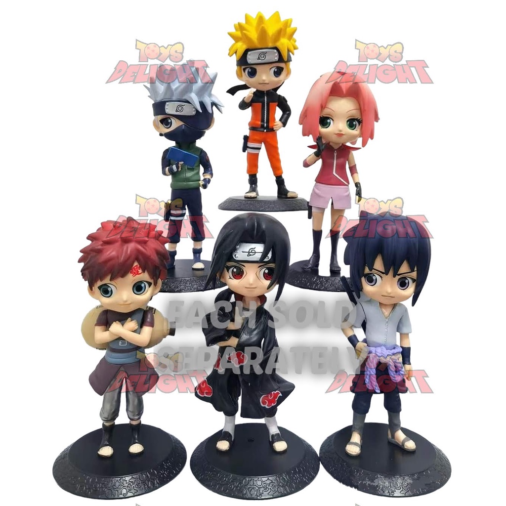 Naruto Sasuke Gaara Itachi Kakashi Sakura Cm Posket Display