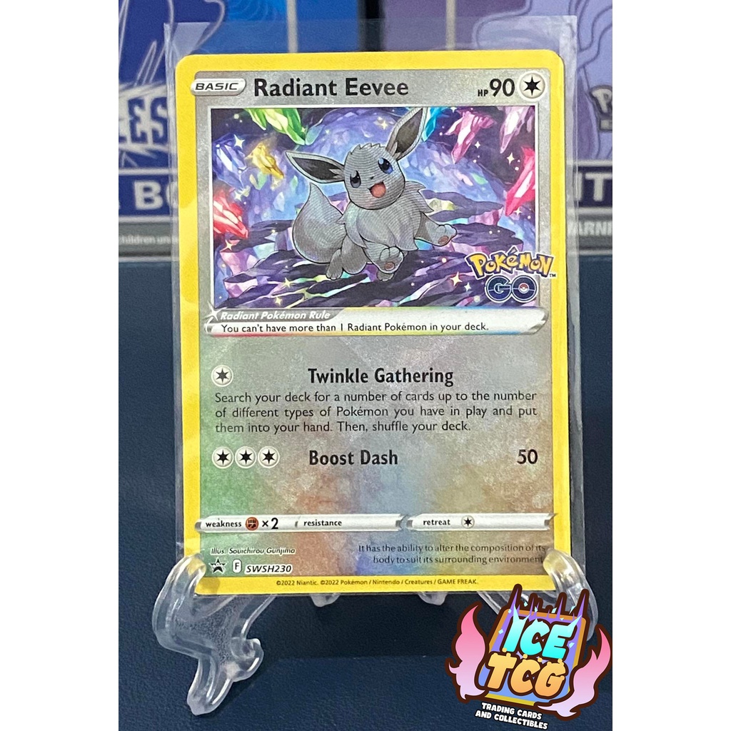 Radiant Eevee SWSH230 Radiant Rare Pokemon TCG Singles Shopee