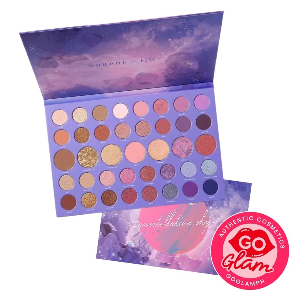 MORPHE X Pony Constellation Sky Artistry Palette Authentic Eyeshadow