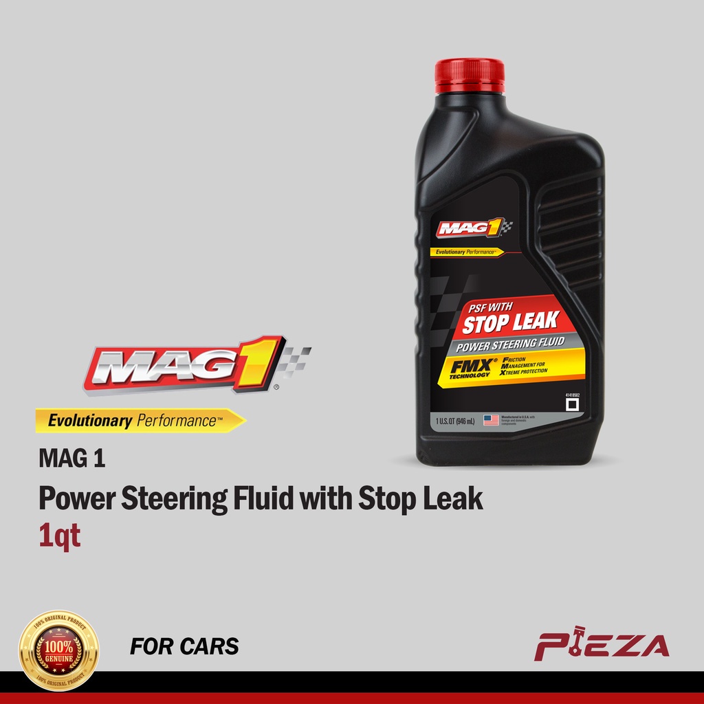 Mag Power Steering Fluid With Stop Leak Quart Shopee Philippines