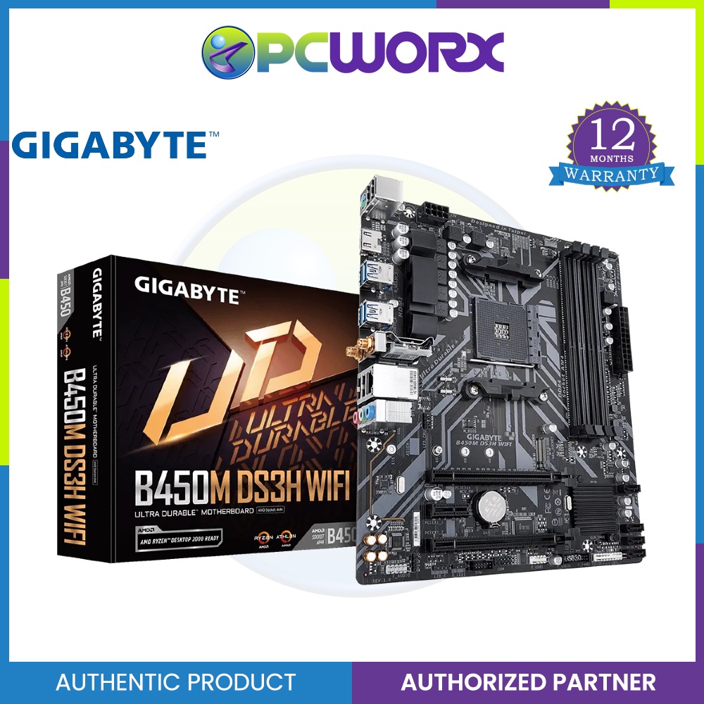 Gigabyte B M Ds H Wifi Micro Atx Am Motherboard Shopee Philippines