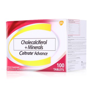 Caltrate Advance Cholecalciferol Minerals Tablets Calcium