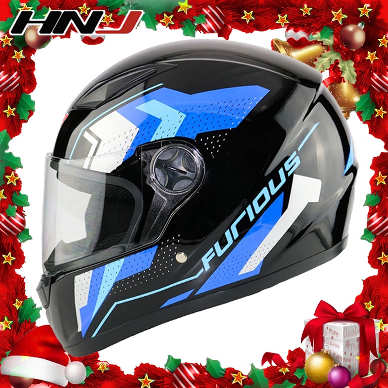 HNJ 898 5 Men S Full Face Motorcycle Helmet Single Side Visor Women S