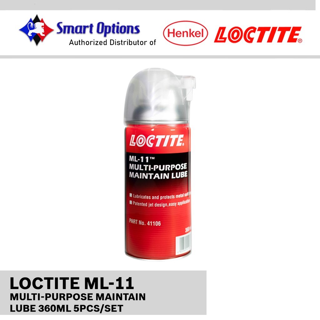 LOCTITE ML 11 MULTI PURPOSE MAINTAIN LUBE 360ML 1SET 5PCS Shopee