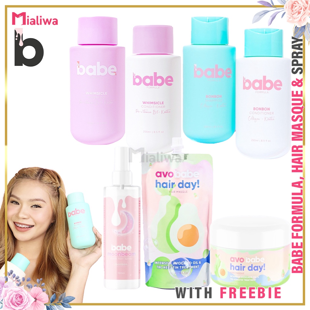 Babe Formula Bonbon Whimsicle Shampoo Conditioner Moonbeam Hair Spray