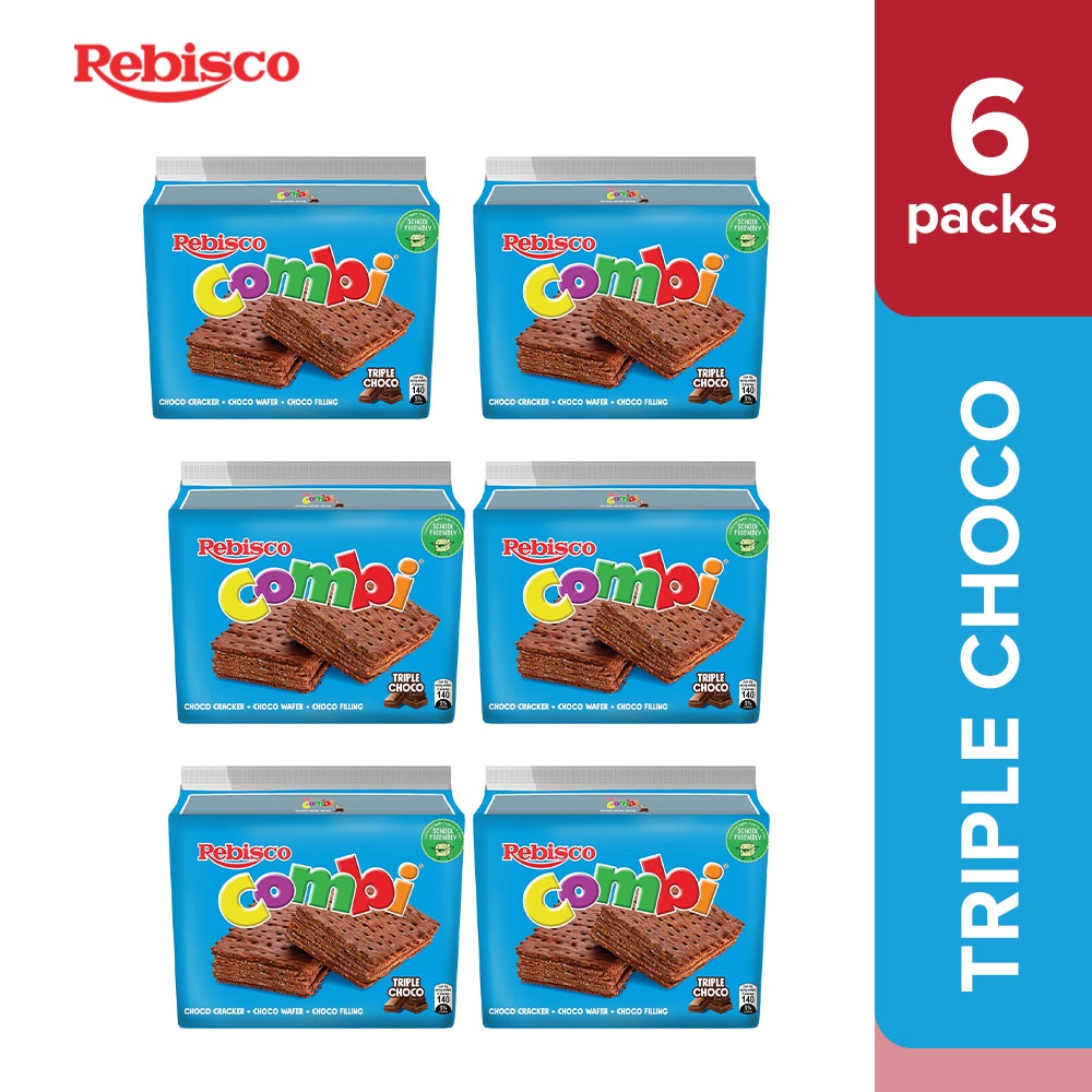 Combi Triple Choco Sandwich 30g X 10pcs Set Of 6 Shopee Philippines