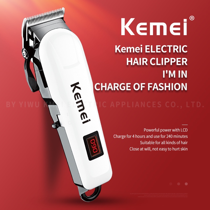 Kemei KM 809A Clipper Hair Clipper Trimmer Razor Mesin Rambut