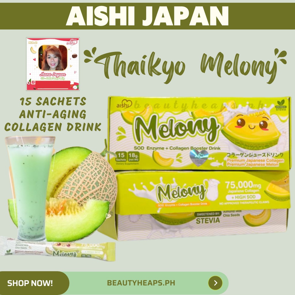 Aishi Japan ThaiKyo Melony Collagen Booster Anti Aging Drinks Shopee