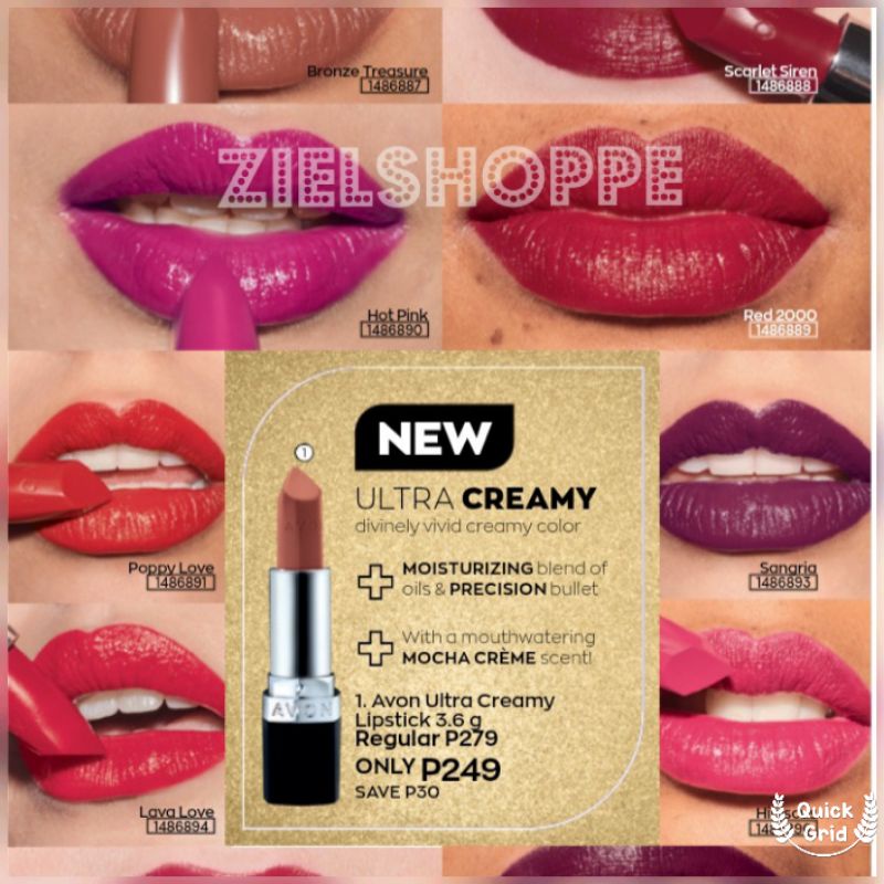 Avon Ultra Creamy Lipstick G New Edition Lava Love November